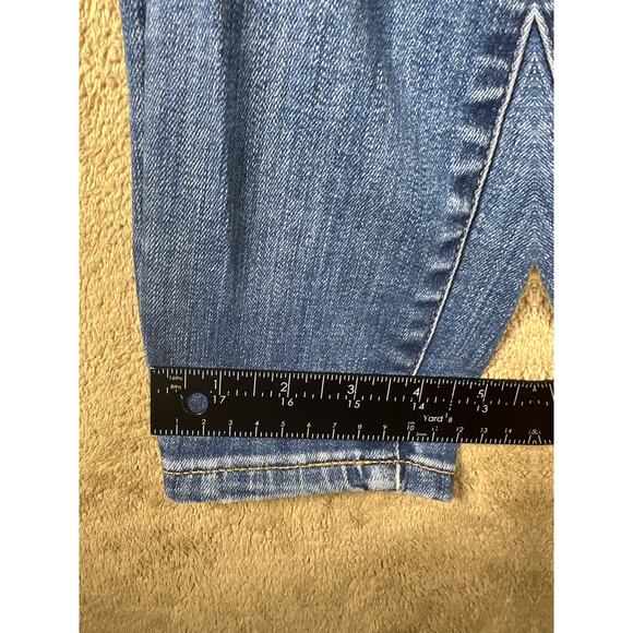 Madewell, 10" High Riser Skinny Stretch Jeans Light Wash Blue Denim, Size: 27 - Picture 3 of 14